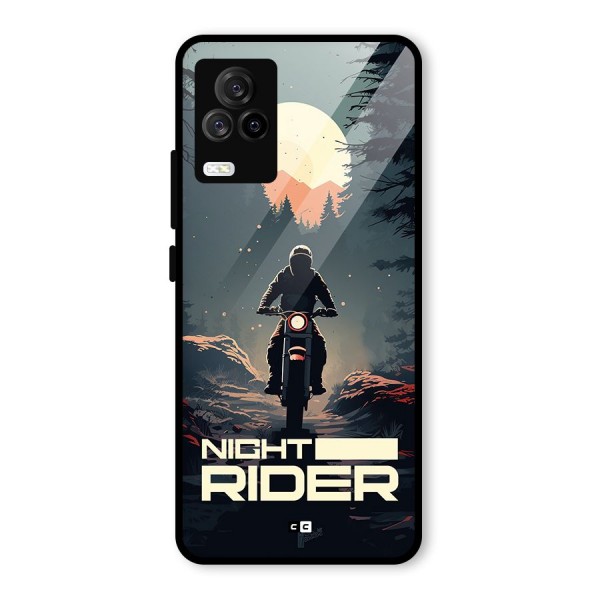 Night Rider Glass Back Case for Vivo iQOO 7 Legend 5G