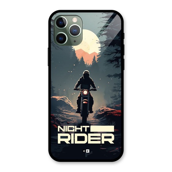 Night Rider Glass Back Case for iPhone 11 Pro