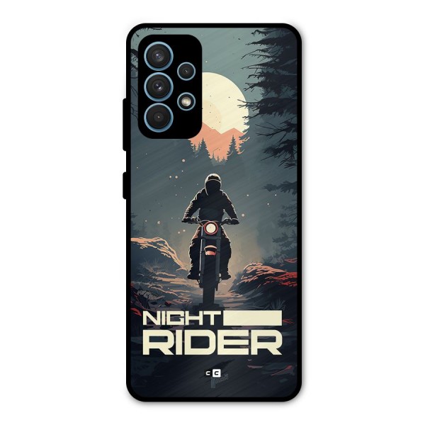 Night Rider Metal Back Case for Galaxy A32