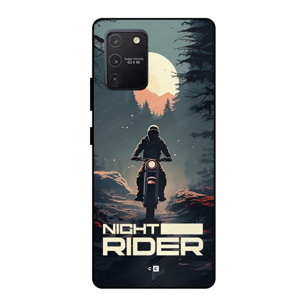 Night Rider Metal Back Case for Galaxy S10 Lite