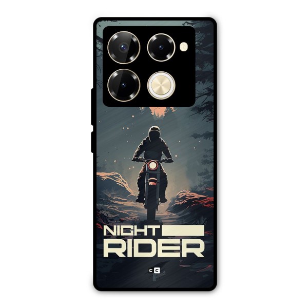 Night Rider Metal Back Case for Infinix Note 40 Pro
