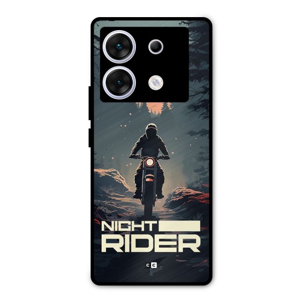 Night Rider Metal Back Case for Infinix Zero 30 5G