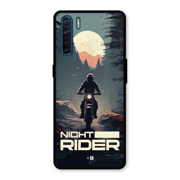 Night Rider Metal Back Case for Oppo F15