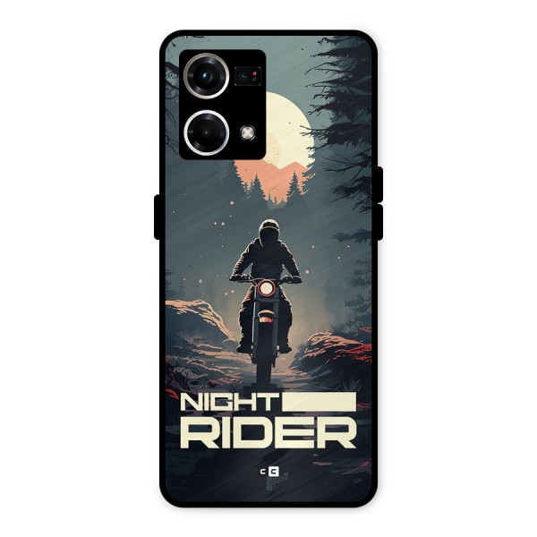 Night Rider Metal Back Case for Oppo F21s Pro 4G