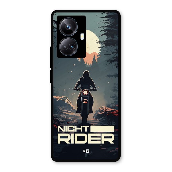 Night Rider Metal Back Case for Realme 10 Pro Plus