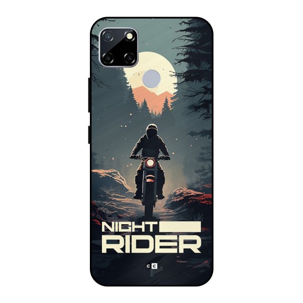 Night Rider Metal Back Case for Realme Narzo 30A