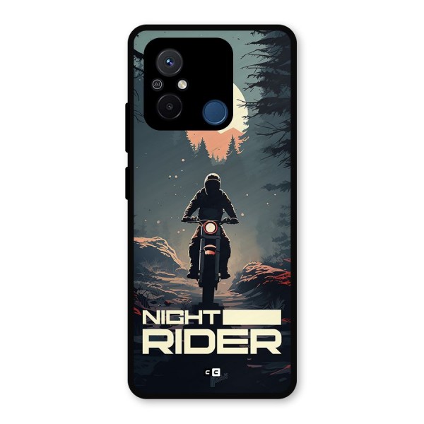 Night Rider Metal Back Case for Redmi 12C