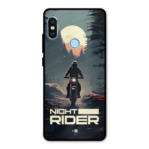 Night Rider Metal Back Case for Redmi Note 5 Pro