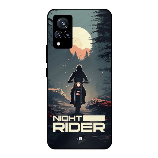 Night Rider Metal Back Case for Vivo V21 5G