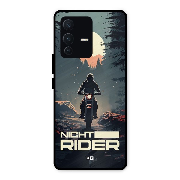 Night Rider Metal Back Case for Vivo V23 5G