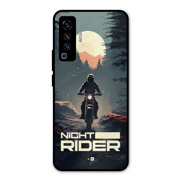 Night Rider Metal Back Case for Vivo X50