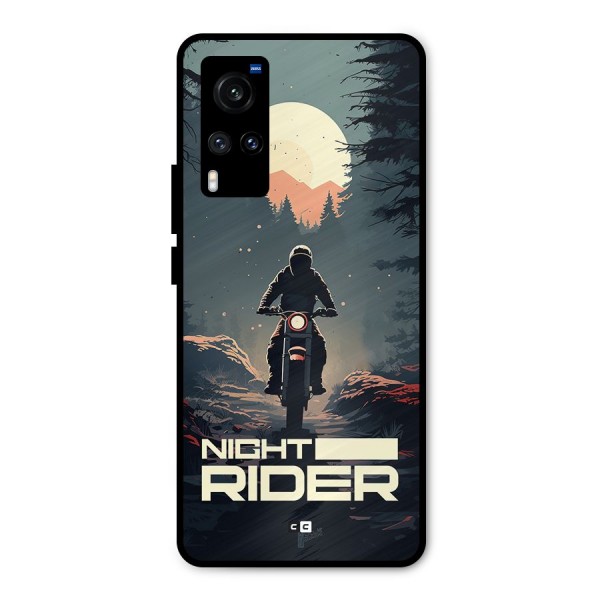 Night Rider Metal Back Case for Vivo X60