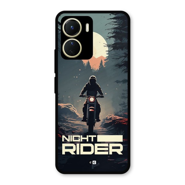 Night Rider Metal Back Case for Vivo Y16