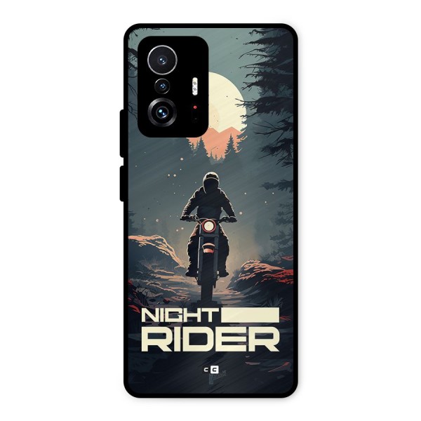 Night Rider Metal Back Case for Xiaomi 11T Pro