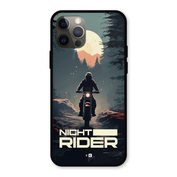 Night Rider Metal Back Case for iPhone 12 Pro
