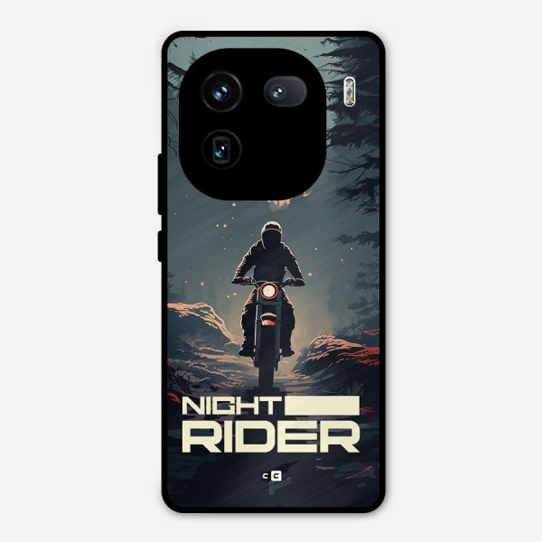 Night Rider Metal Back Case for iQOO 12