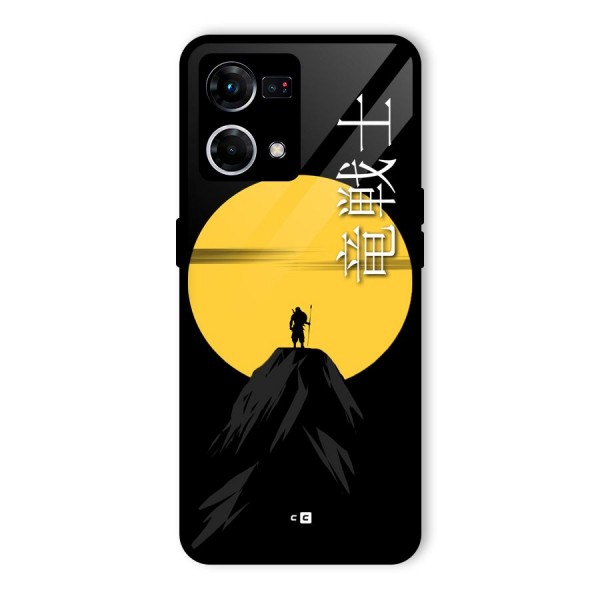 Night Warrior Glass Back Case for Oppo F21s Pro 4G