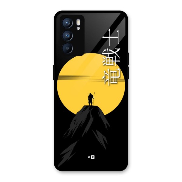 Night Warrior Glass Back Case for Oppo Reno6 5G