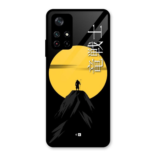 Night Warrior Glass Back Case for Poco M4 Pro 5G