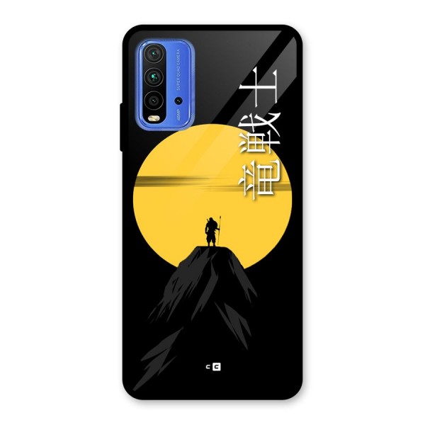 Night Warrior Glass Back Case for Redmi 9 Power