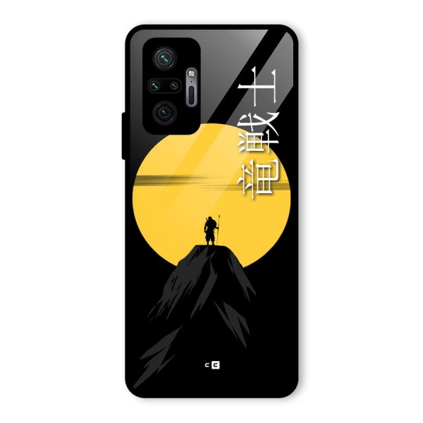 Night Warrior Glass Back Case for Redmi Note 10 Pro Max