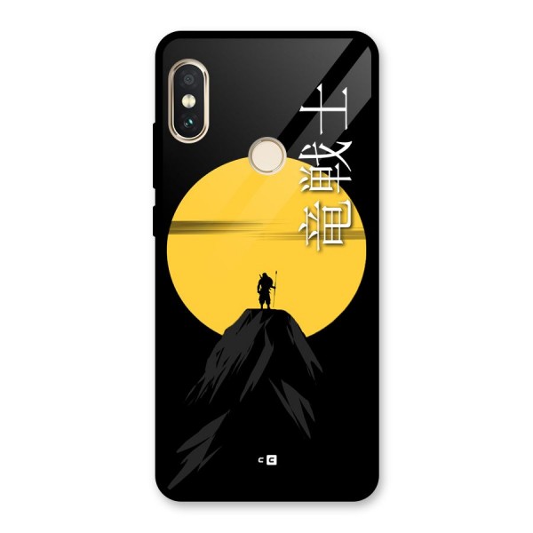 Night Warrior Glass Back Case for Redmi Note 5 Pro
