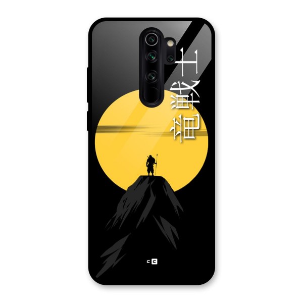Night Warrior Glass Back Case for Redmi Note 8 Pro