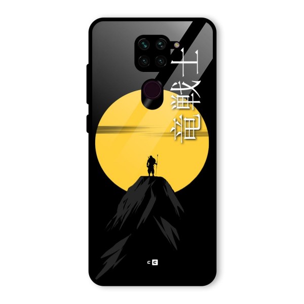 Night Warrior Glass Back Case for Redmi Note 9