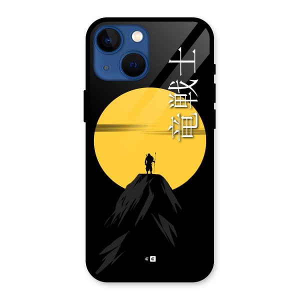Night Warrior Glass Back Case for iPhone 13 Mini