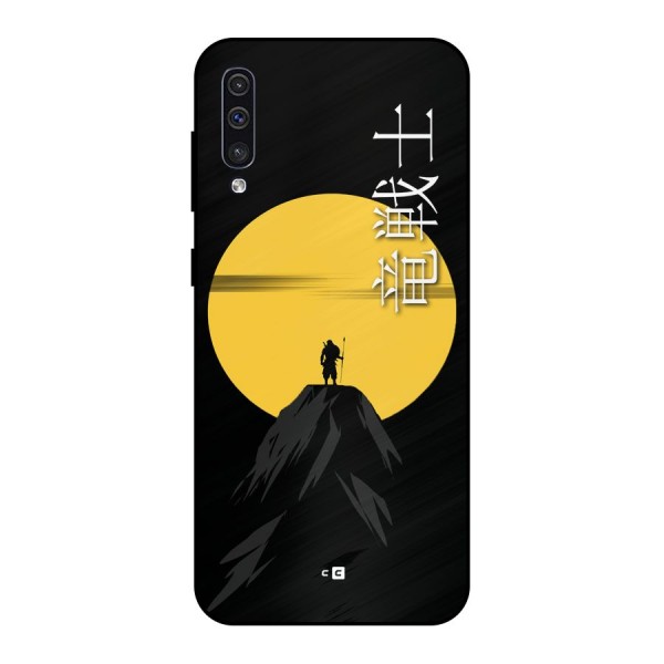 Night Warrior Metal Back Case for Galaxy A30s