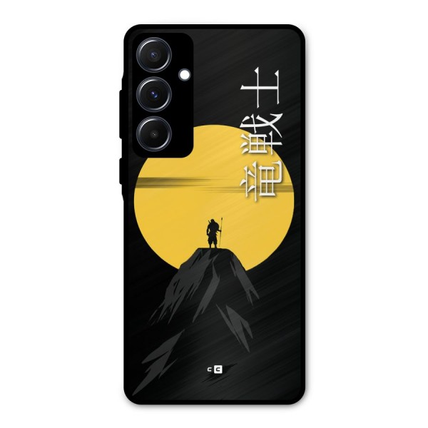Night Warrior Metal Back Case for Galaxy A55
