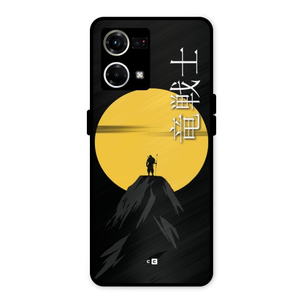 Night Warrior Metal Back Case for Oppo F21 Pro 4G