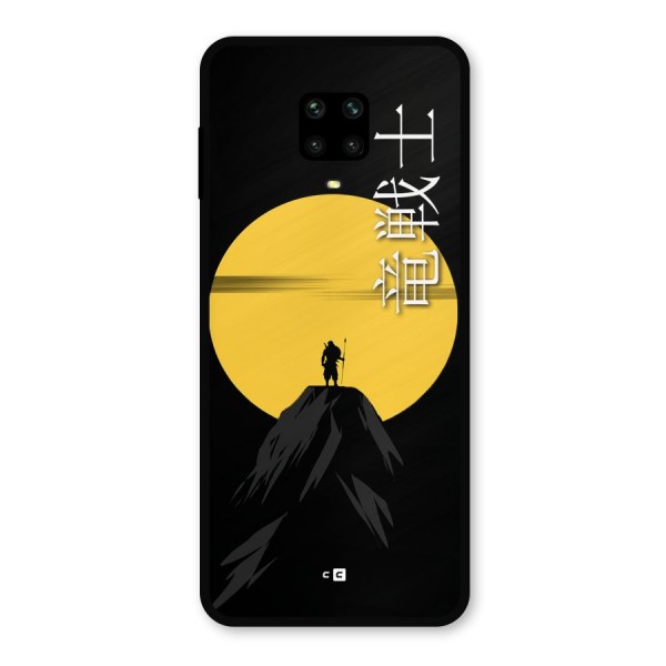 Night Warrior Metal Back Case for Redmi Note 9 Pro Max