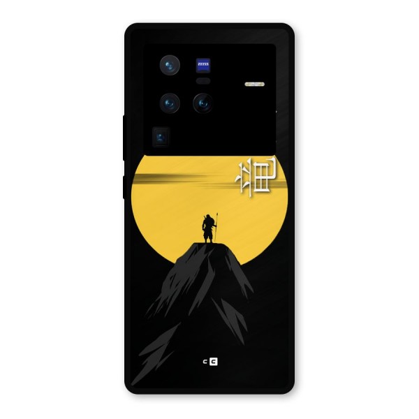 Night Warrior Metal Back Case for Vivo X80 Pro