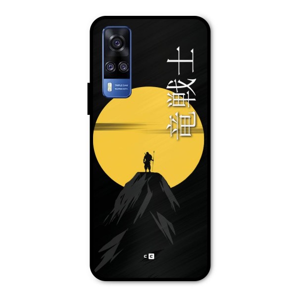 Night Warrior Metal Back Case for Vivo Y51A