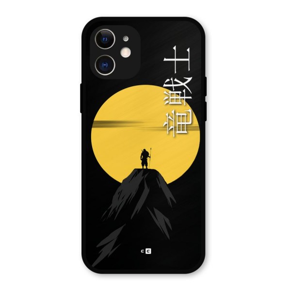 Night Warrior Metal Back Case for iPhone 12