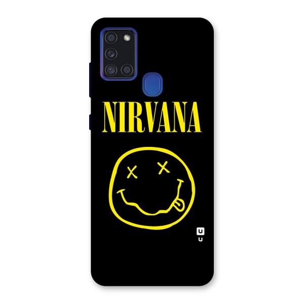 Nirvana Smiley Back Case for Galaxy A21s