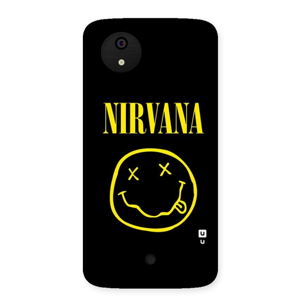 Nirvana Smiley Back Case for Micromax Canvas A1