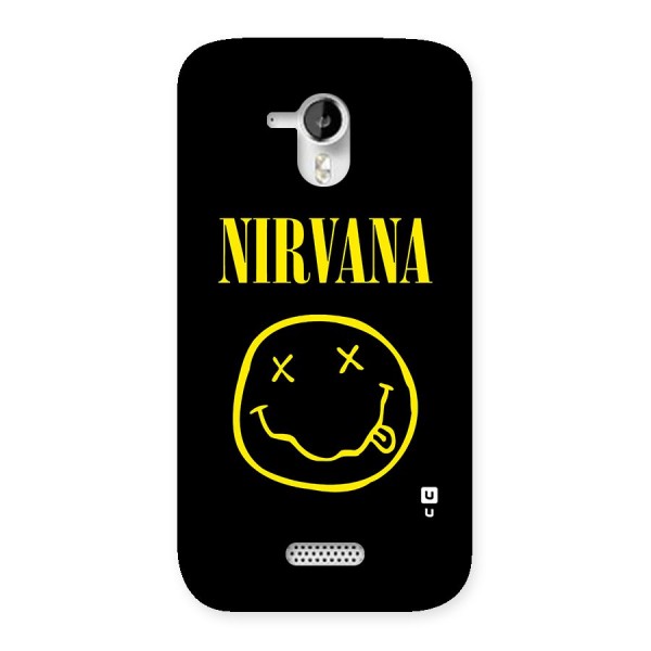 Nirvana Smiley Back Case for Micromax Canvas HD A116