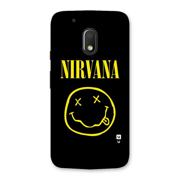 Nirvana Smiley Back Case for Moto G4 Play