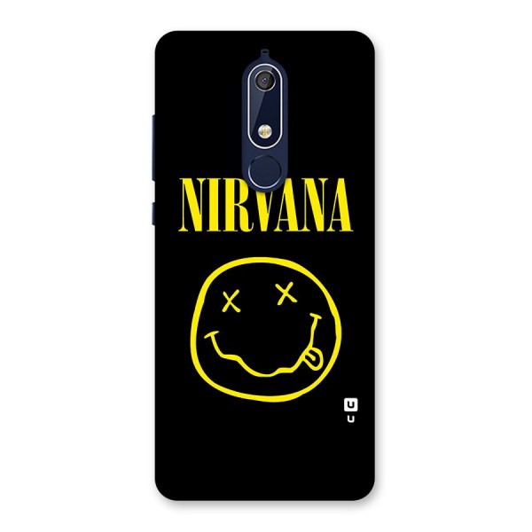 Nirvana Smiley Back Case for Nokia 5.1