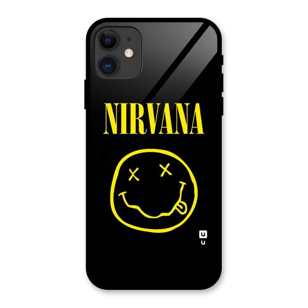 Nirvana Smiley Glass Back Case for iPhone 11
