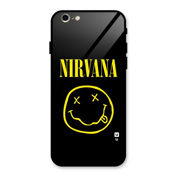 Nirvana Smiley Glass Back Case for iPhone 6 6S