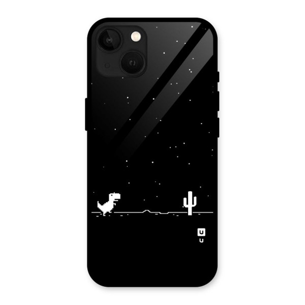 No Connection Night Glass Back Case for iPhone 13