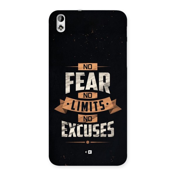 No Excuse Back Case for Desire 816