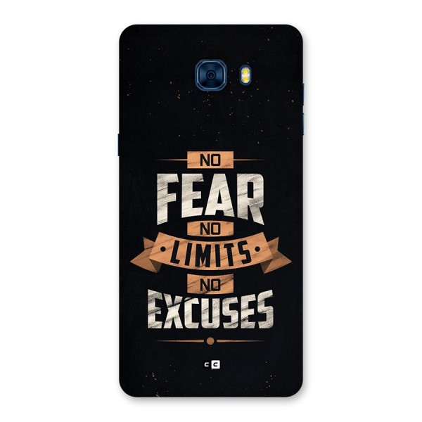 No Excuse Back Case for Galaxy C7 Pro