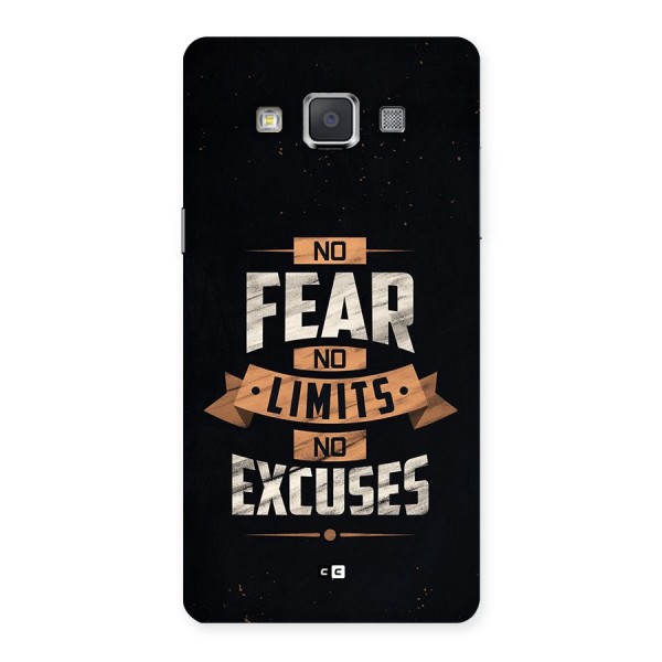 No Excuse Back Case for Galaxy Grand 3