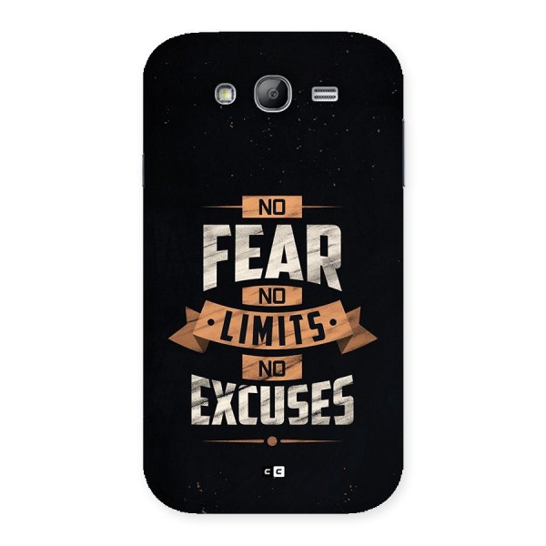 No Excuse Back Case for Galaxy Grand Neo