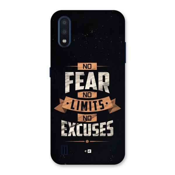 No Excuse Back Case for Galaxy M01