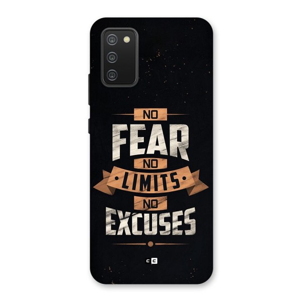 No Excuse Back Case for Galaxy M02s